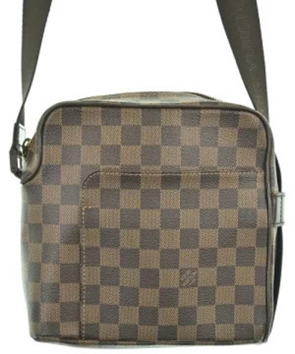 Louis Vuitton Shoulder Bag Brown Beige Cream All over